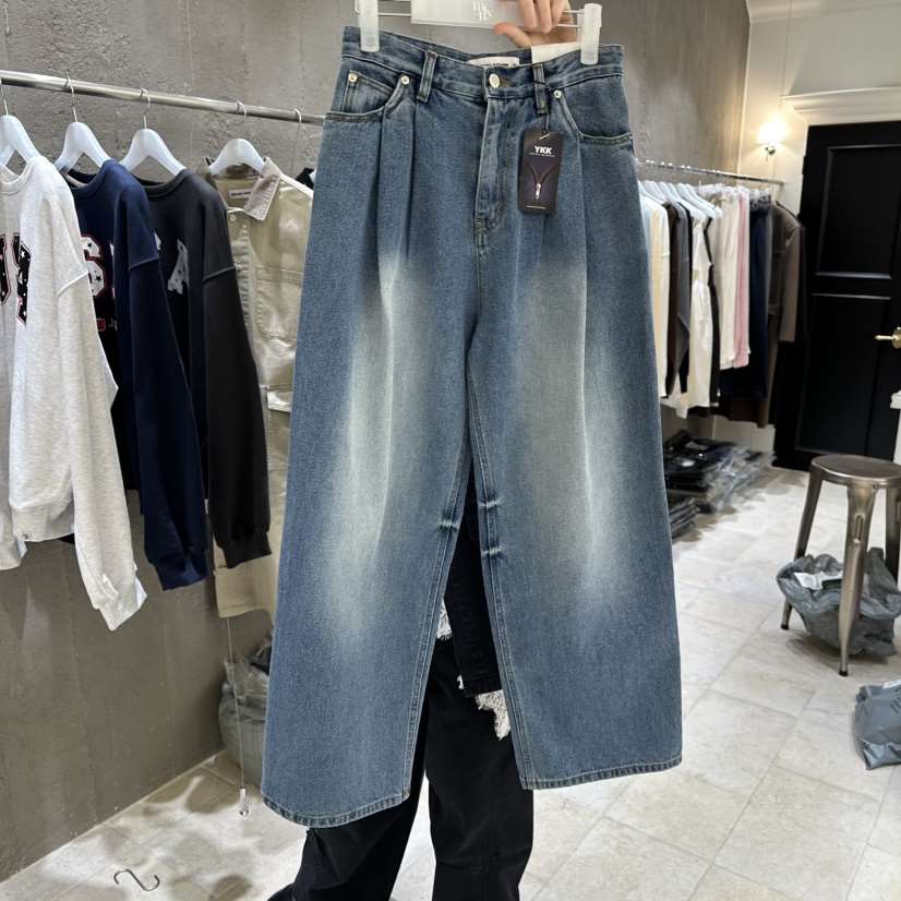 MIXXIN韓國直郵女裝新款熱賣人氣26春夏真品時尚牛仔褲口袋MIXXIN牛仔褲