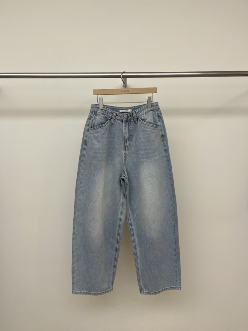 BLENDING-p韓國代購女裝新品職業熱賣真品牛仔褲水洗牛仔布BLENDING-p牛仔褲