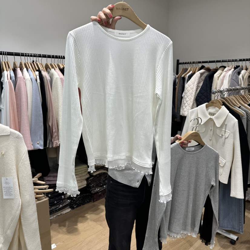 M.G.N韓國直郵女裝新品人氣推薦職業時尚真品26春夏長袖T恤MAGNET長袖T恤