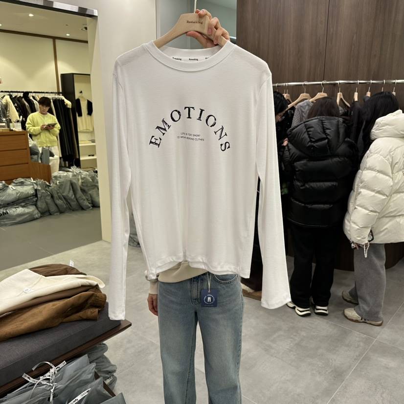 URBANSTORY/REMAKING東大門代購女裝新品26春夏時尚長袖T恤Remaking/URBANSTORY長袖T恤