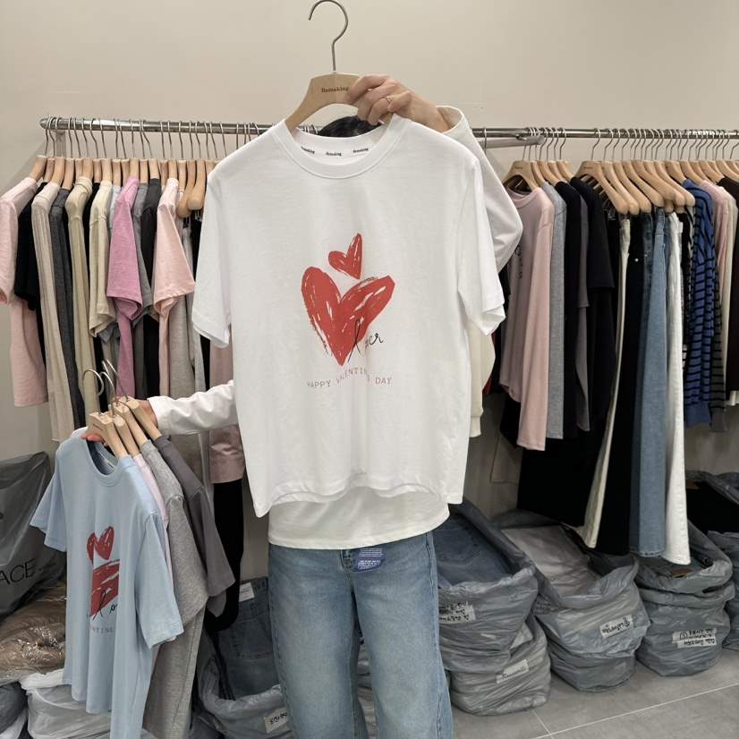 URBANSTORY/REMAKING韓國直郵女裝新品時尚休閑真品人氣T恤Remaking/URBANSTORYT恤