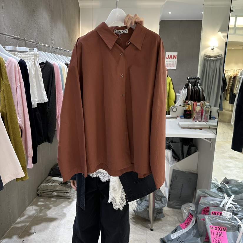 MIXXIN東大門直郵女士新品休閑熱賣人氣職業真品襯衫蕾絲衫MIXXIN襯衫/蕾絲衫