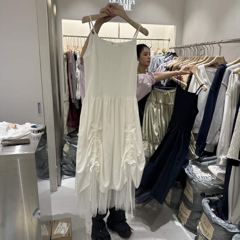 BERTHA韓國代購女士新款熱賣真品推薦時尚連衣裙雪紡褶皺BERTHA連衣裙