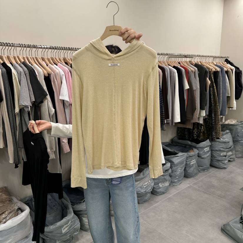 URBANSTORY/REMAKING韓國代購女裝新品推薦休閑真品長袖T恤Remaking/URBANSTORY長袖T恤