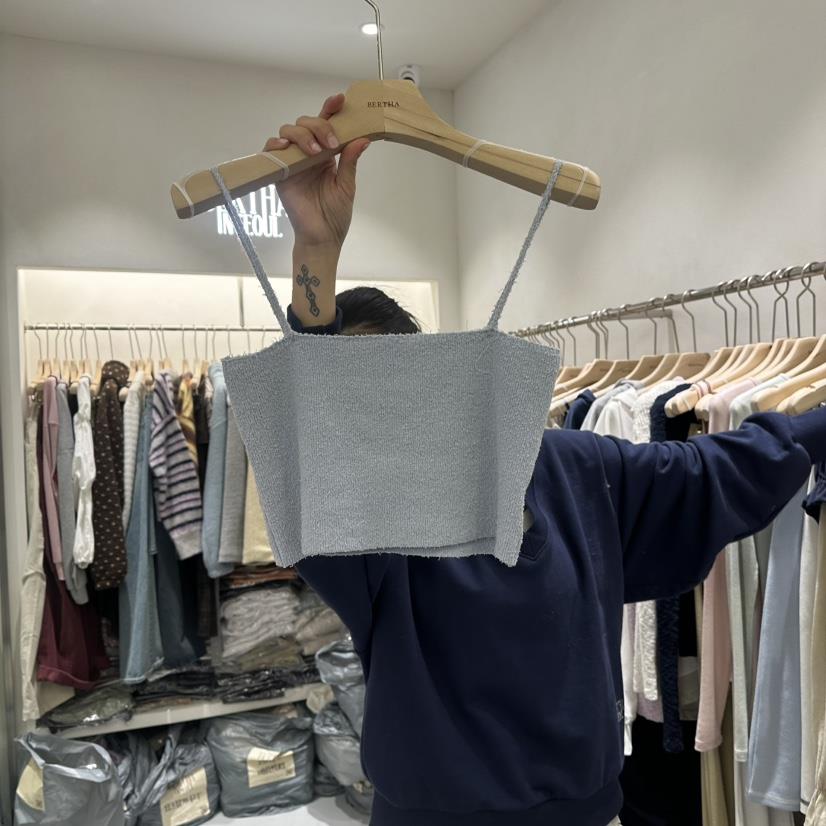 BERTHA東大門實拍女裝新款人氣時尚推薦休閑吊帶背心柔軟BERTHA吊帶/背心