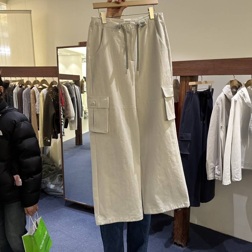 FURE東大門實拍女裝新品時尚職業熱賣26春季人氣休閑褲口袋FURE休閑褲