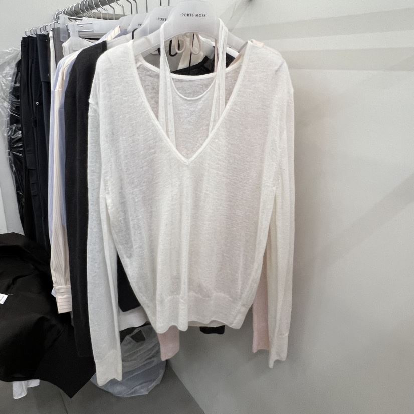 PORTS MOSS東大門代購女裝新品推薦時尚人氣套裝V領套裝PORTS MOSS套裝