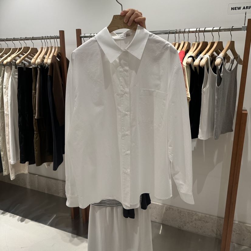 ANDMORE BUTTON韓國代購女裝新款職業休閑時尚襯衫蕾絲衫ANDMORE BUTTON襯衫/蕾絲衫