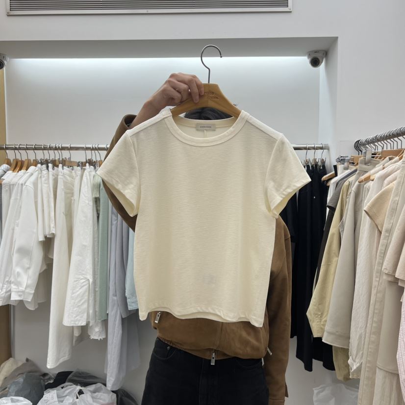 DRESS ROOM韓國代購女裝新款時尚熱賣職業26春季T恤棉質DRESS ROOMT恤