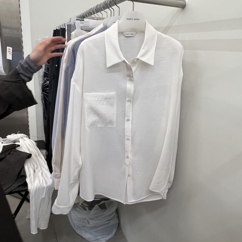 PORTS MOSS韓國代購女裝新款休閑職業推薦熱賣襯衫蕾絲衫PORTS MOSS襯衫/蕾絲衫
