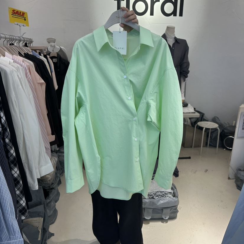 FLORAL韓國直郵女士新品熱賣時尚休閑人氣職業襯衫蕾絲衫FLORAL襯衫/蕾絲衫