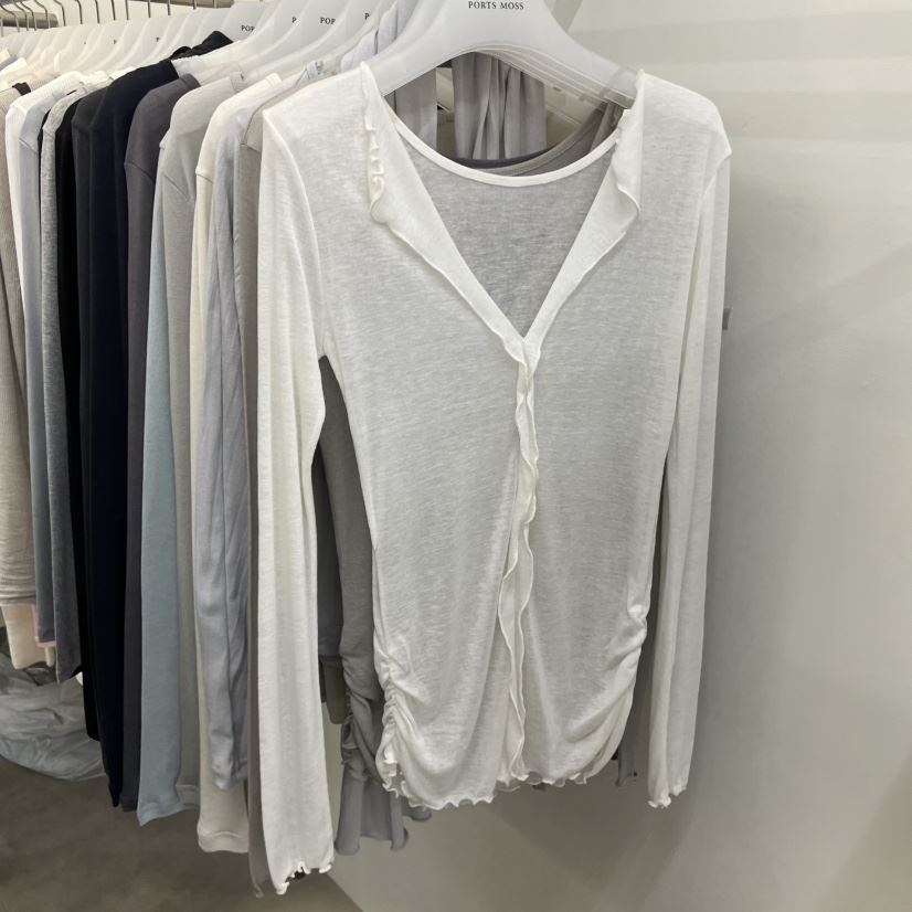 PORTS MOSS東大門實拍女裝新品休閑熱賣推薦時尚長袖T恤PORTS MOSS長袖T恤