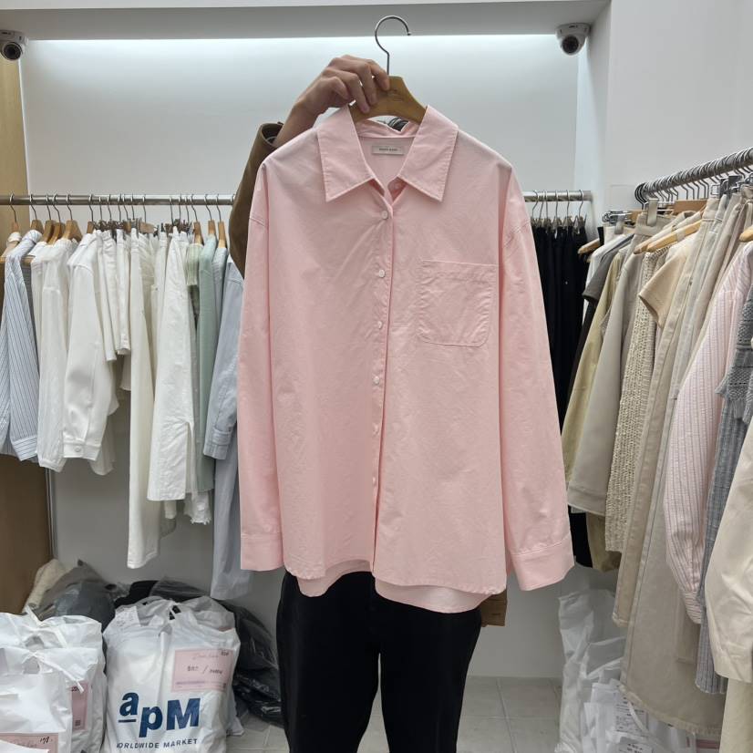 DRESS ROOM東大門代購女裝新款熱賣人氣休閑襯衫蕾絲衫棉DRESS ROOM襯衫/蕾絲衫