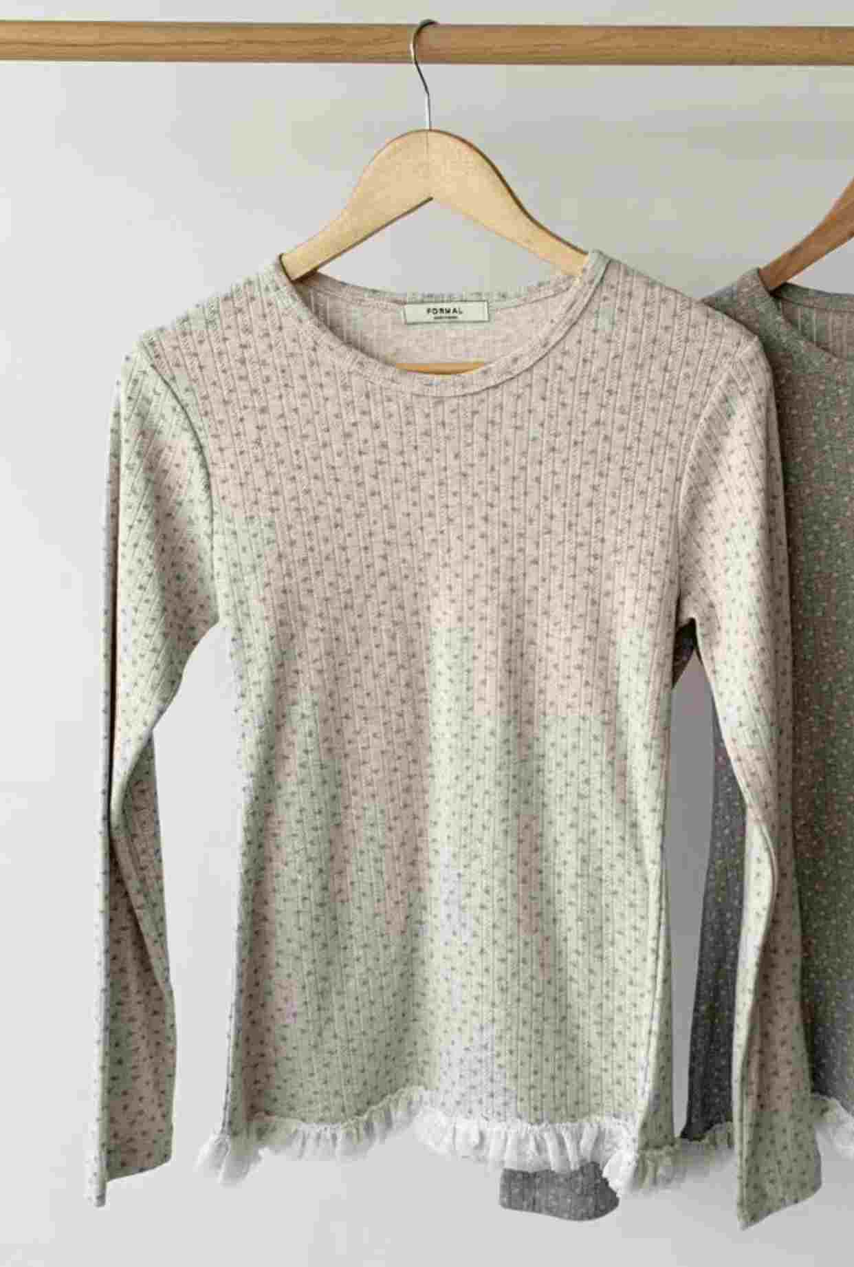 FORMAL東大門直郵女裝新款熱賣人氣職業休閑真品26春夏長袖T恤FORMAL長袖T恤