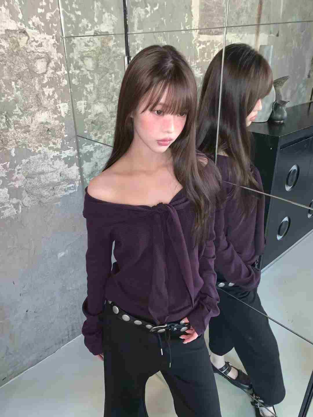 FORMAL韓國直郵女士新品真品熱賣時尚休閑26春夏人氣長袖T恤FORMAL長袖T恤