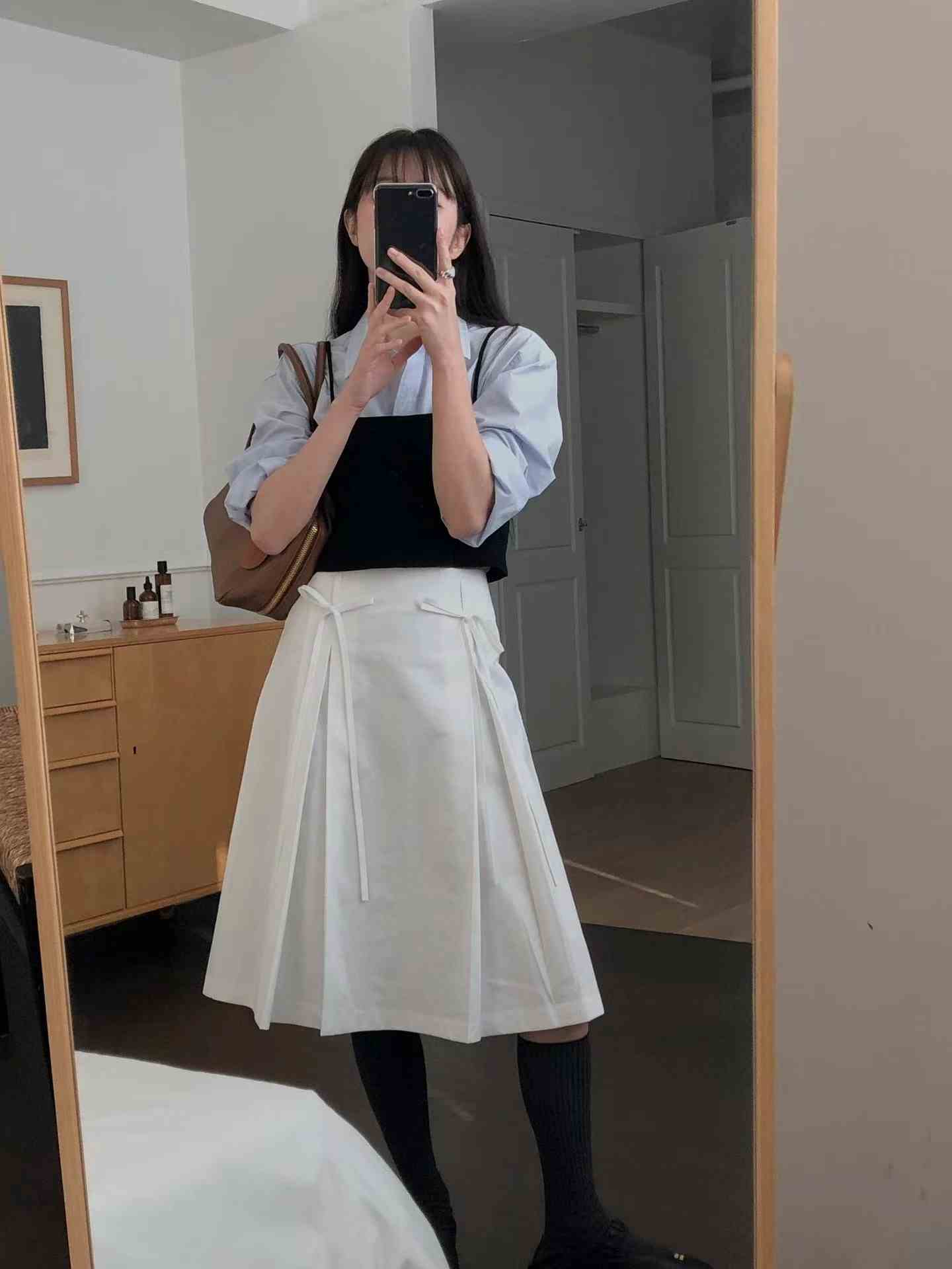 MIELLE-미엘르-OT韓國直郵女裝新款熱賣真品半身裙中短裙MIELLE-미엘르-OT半身裙/中短裙