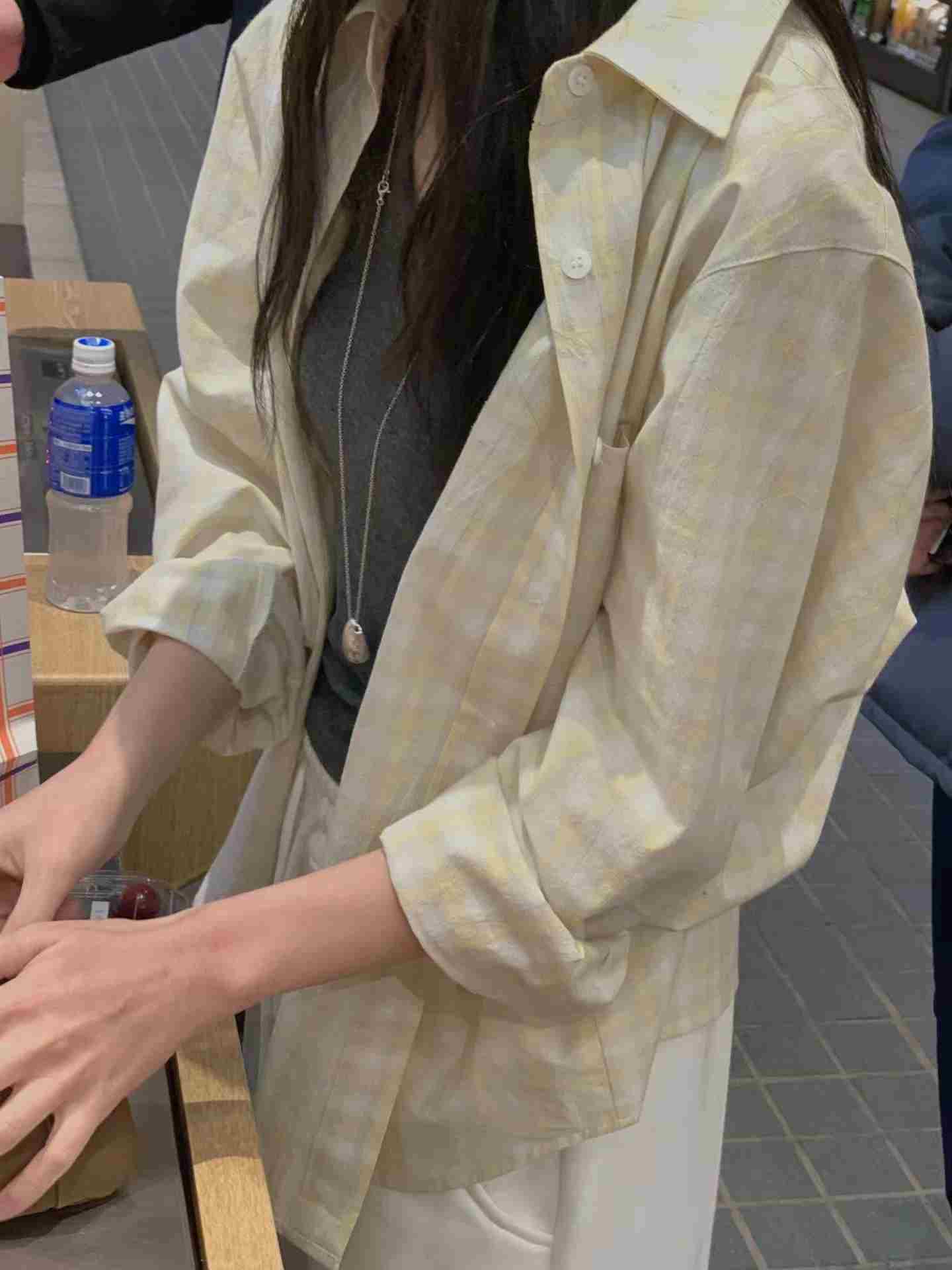 MIELLE-미엘르-OT東大門實拍女裝新款真品人氣襯衫蕾絲衫MIELLE-미엘르-OT襯衫/蕾絲衫