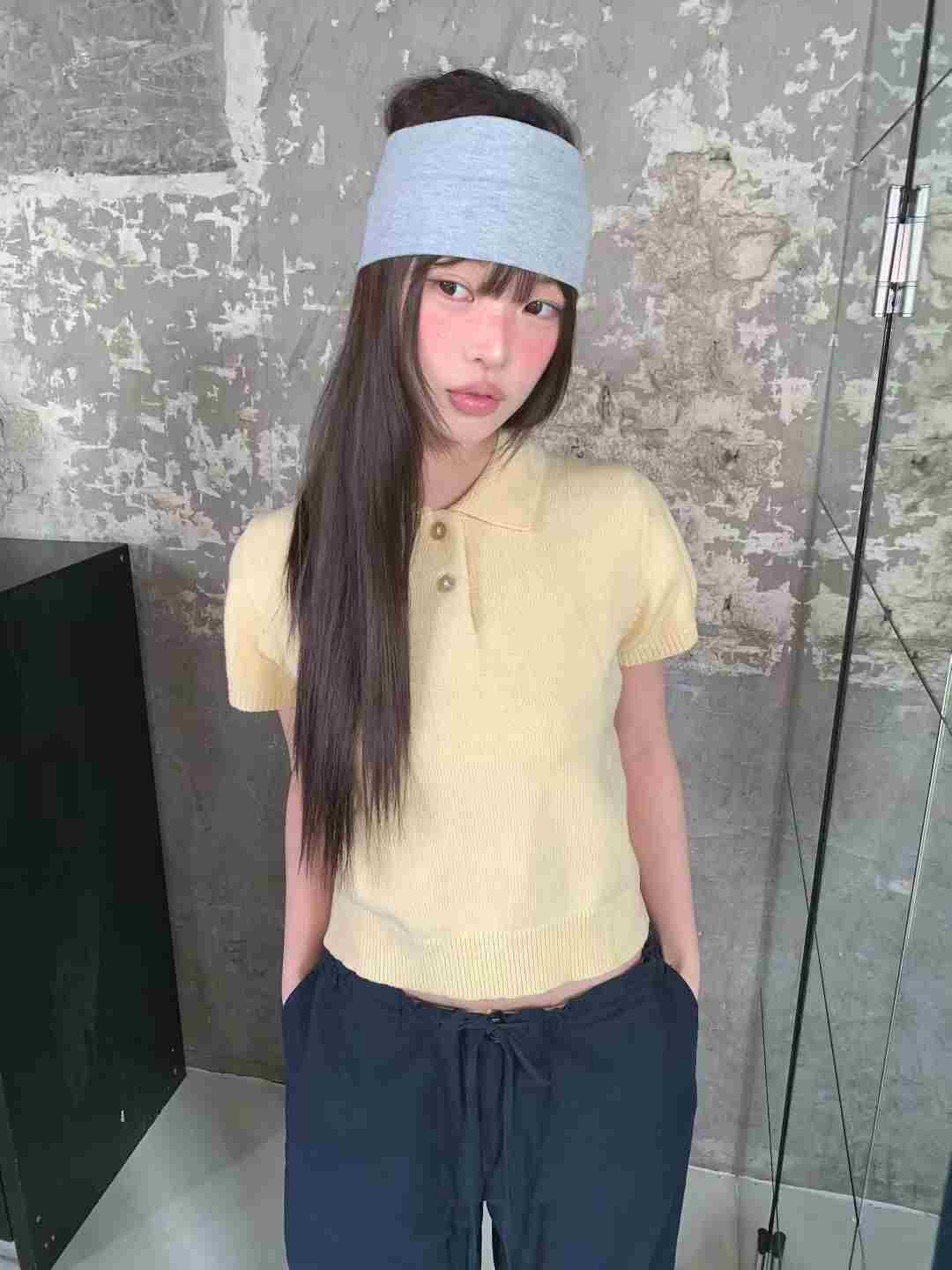 FORMAL東大門代購女裝新品真品人氣時尚職業26春夏針織衫紐扣FORMAL針織衫