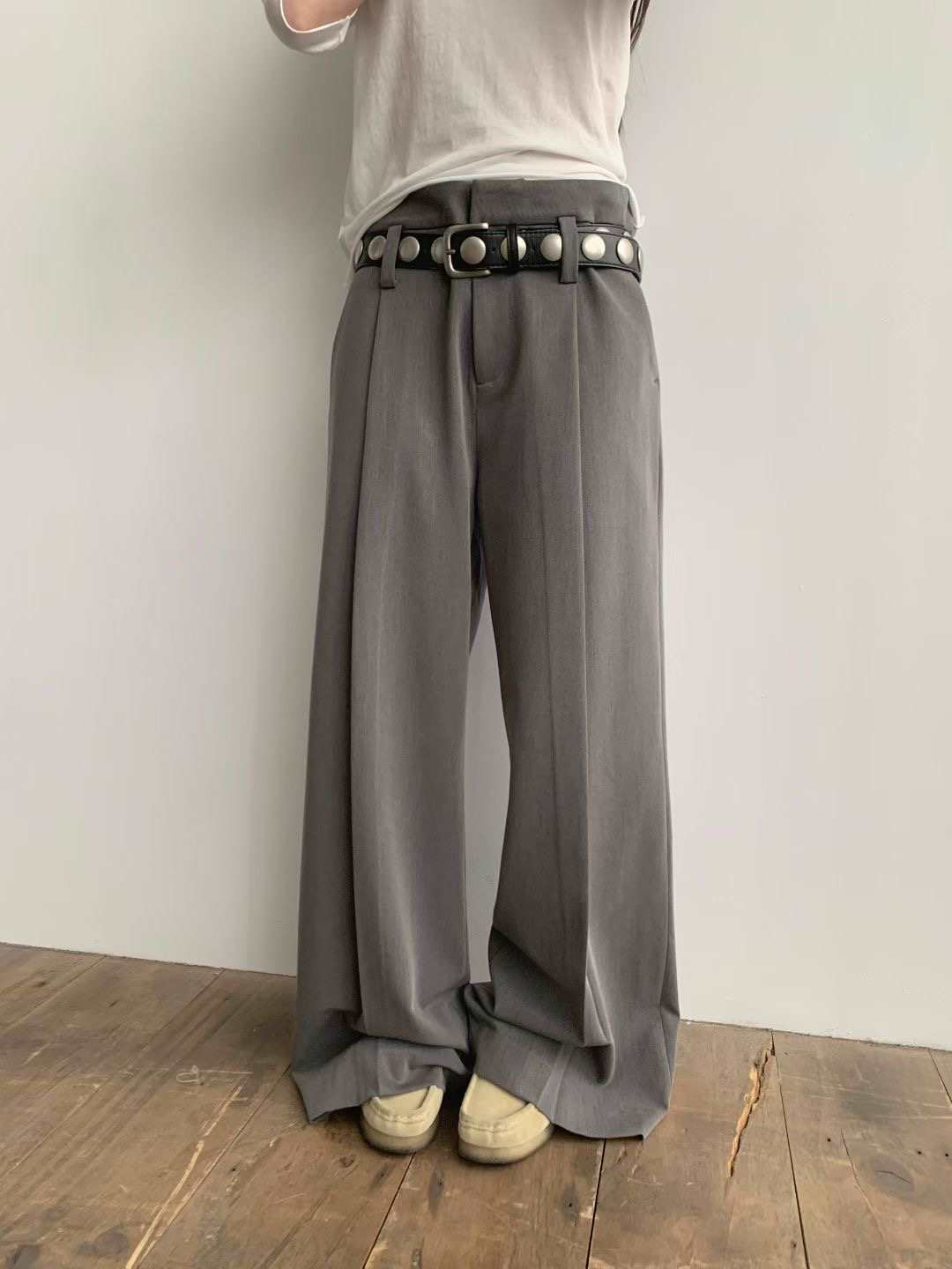 FORMAL韓國代購女裝新款26春夏人氣熱賣真品休閑褲不含腰帶FORMAL休閑褲