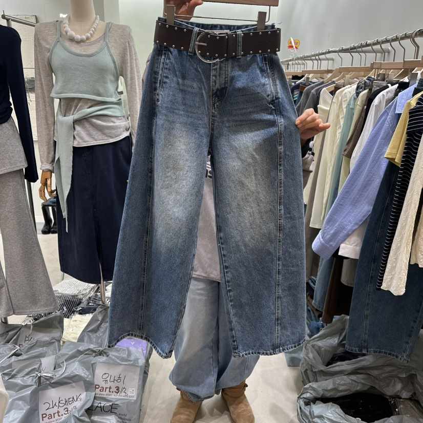 PART3東大門實拍女士新款職業休閑26春夏牛仔褲不含腰帶口袋Part.3牛仔褲
