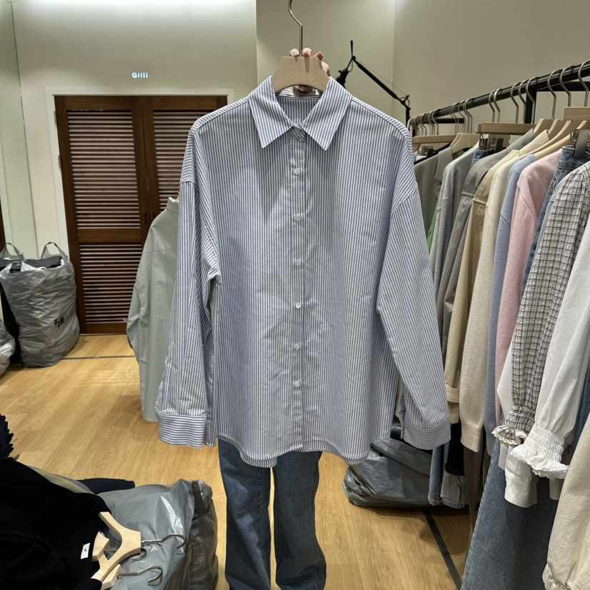 GILLI韓國直郵女裝新款熱賣26春夏真品休閑人氣襯衫蕾絲衫GILLI襯衫/蕾絲衫