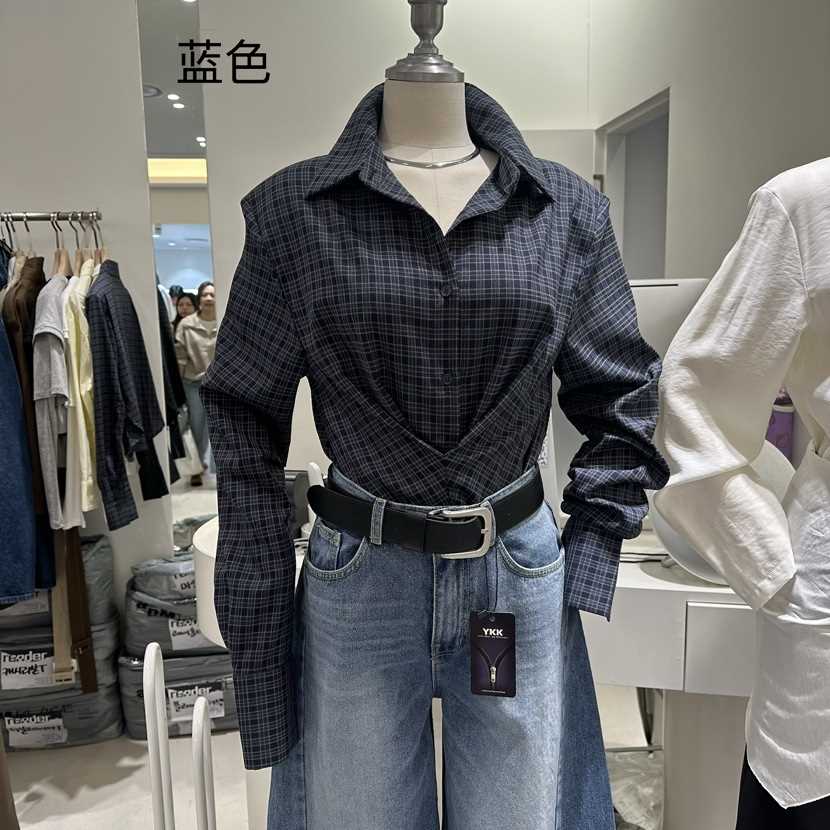 RENDER韓國代購女士新品26春夏熱賣推薦休閑人氣襯衫蕾絲衫RENDER襯衫/蕾絲衫