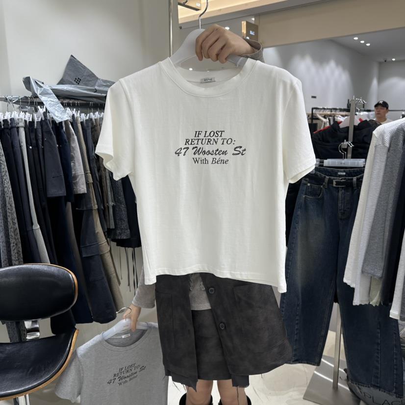 BENE東大門實拍女裝新品時尚休閑真品人氣26春夏熱賣推薦T恤BENET恤