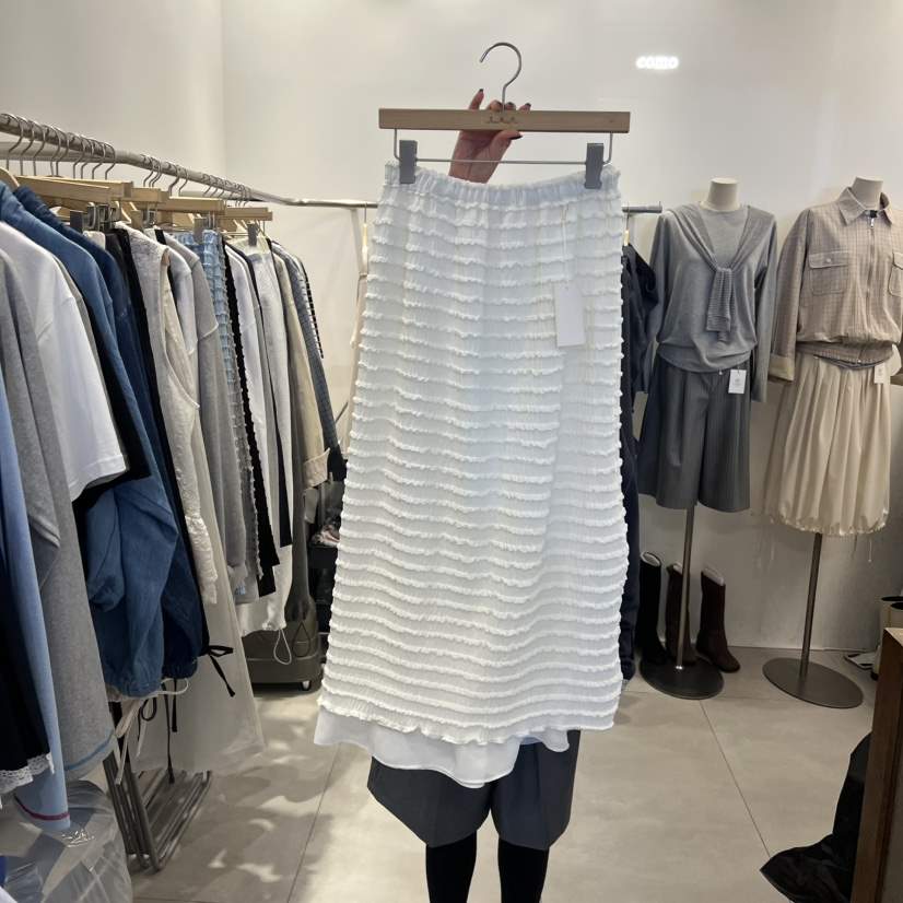 TAN&amp;COMO韓國代購女士新款時尚職業熱賣推薦人氣長裙tan-COMO長裙