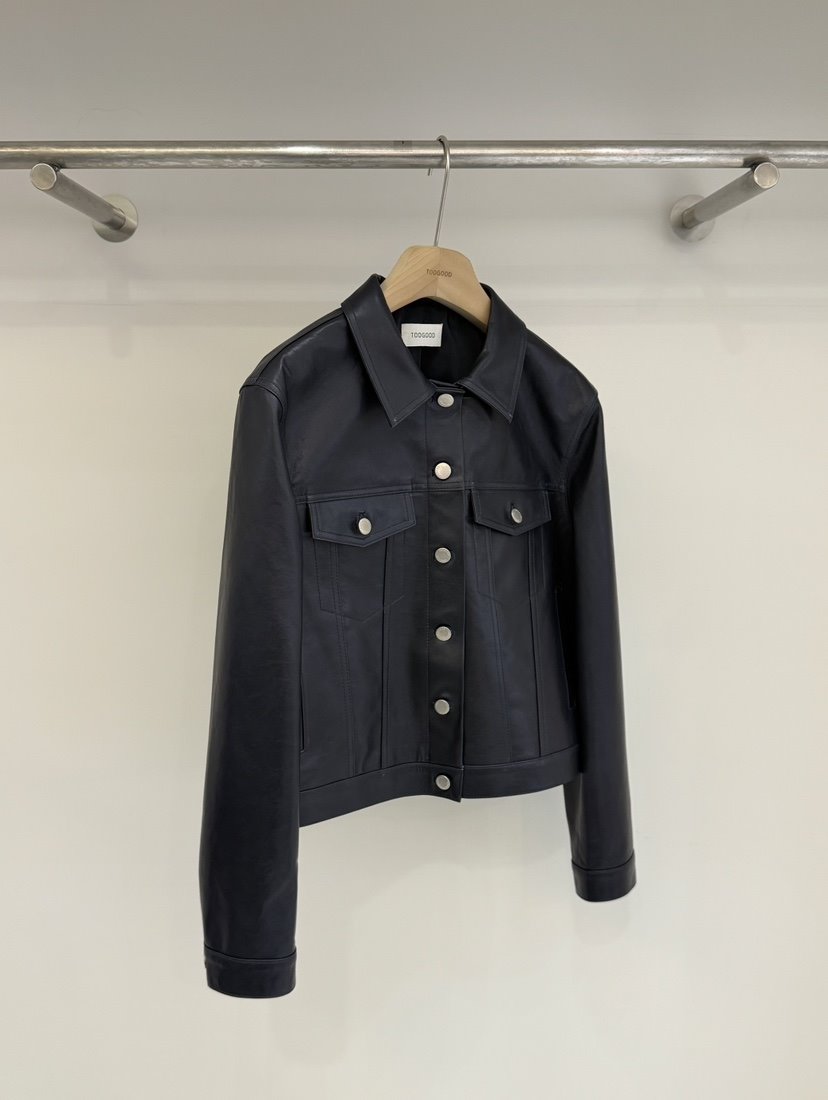 TOOGOOD韓國代購女裝新款人氣時尚推薦真品熱賣休閑職業皮衣TOOGOOD皮衣