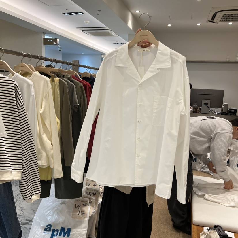 SELF SERVICE韓國代購女裝新品職業26春夏真品襯衫蕾絲衫SELF SERVICE襯衫/蕾絲衫