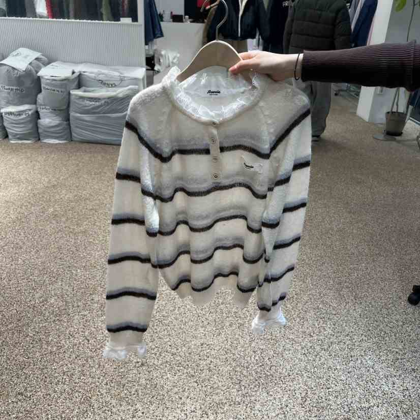 ARANCIA韓國代購女士新品真品人氣休閑職業針織衫單排扣開衫ARANCIA針織衫