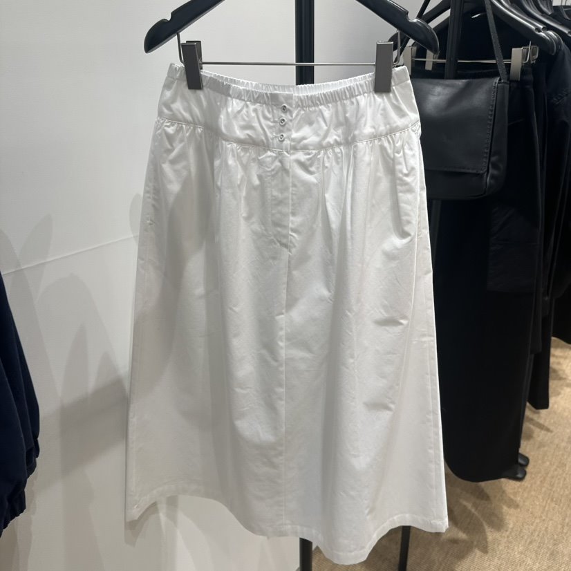 FEBRUARY 11東大門實拍女裝新款時尚人氣休閑長裙喇叭紐扣FEBRUARY 11長裙