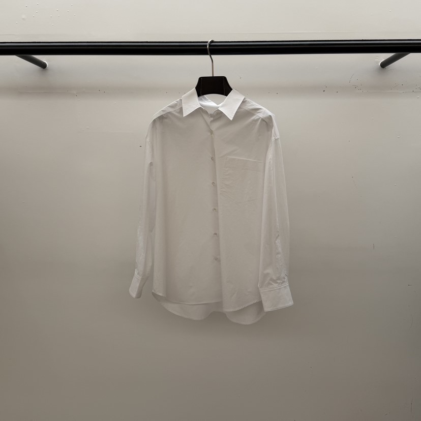 ID韓國代購女士新款熱賣人氣26春夏休閑襯衫蕾絲衫口袋棉質ID襯衫/蕾絲衫