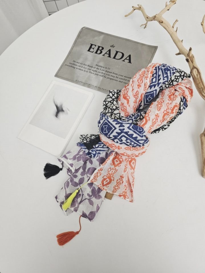 EBADA韓國直郵女士新品休閑26春夏熱賣職業人氣時尚圍巾披肩EBADA圍巾/披肩