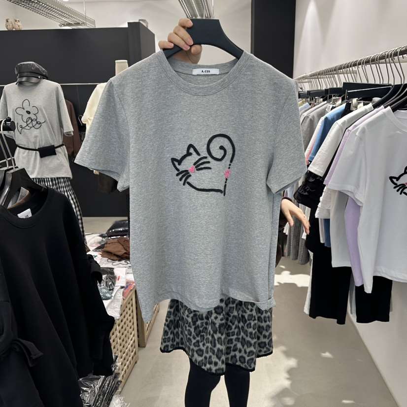 A.CES東大門實拍女士新款時尚真品人氣休閑職業推薦熱賣T恤A.CEST恤