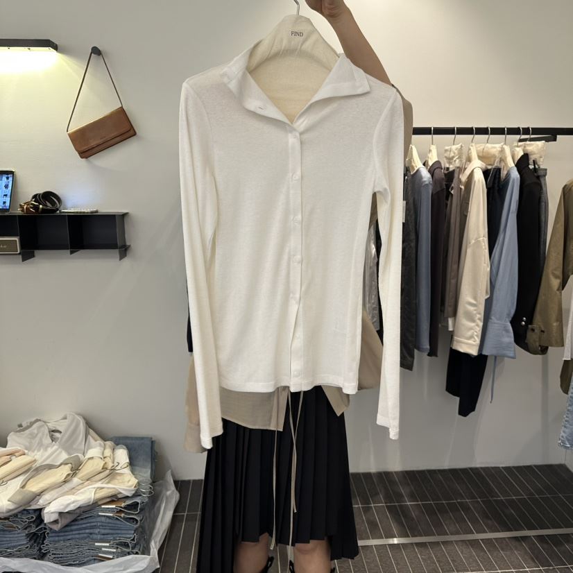 FIND-P東大門實拍女裝新款職業熱賣時尚休閑真品長袖T恤FIND-P長袖T恤