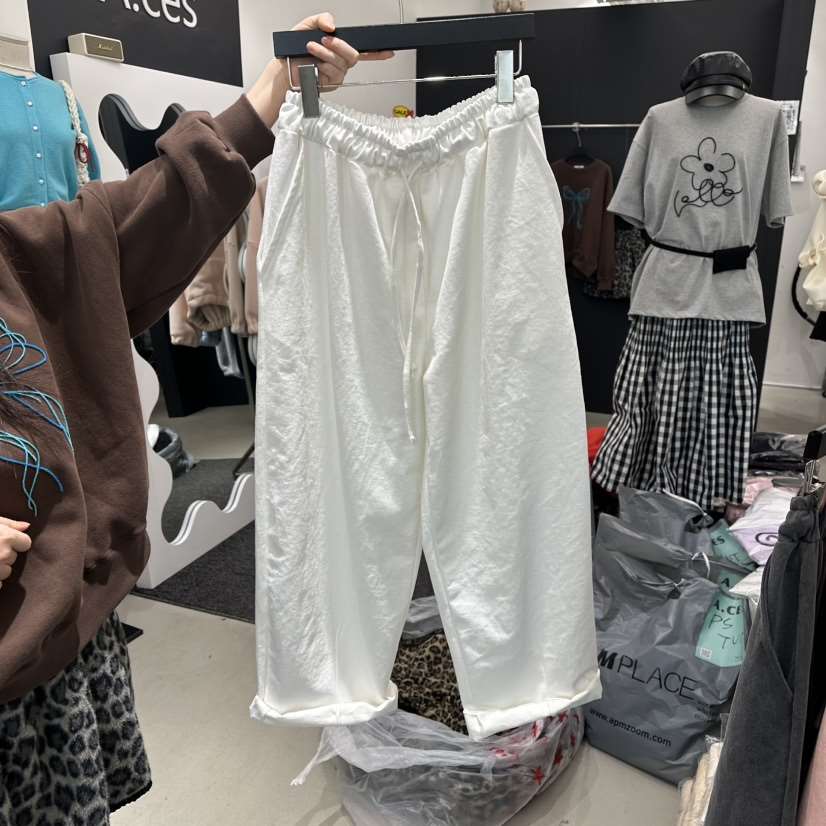 A.CES東大門代購女士新款休閑推薦職業時尚人氣26春夏休閑褲A.CES休閑褲