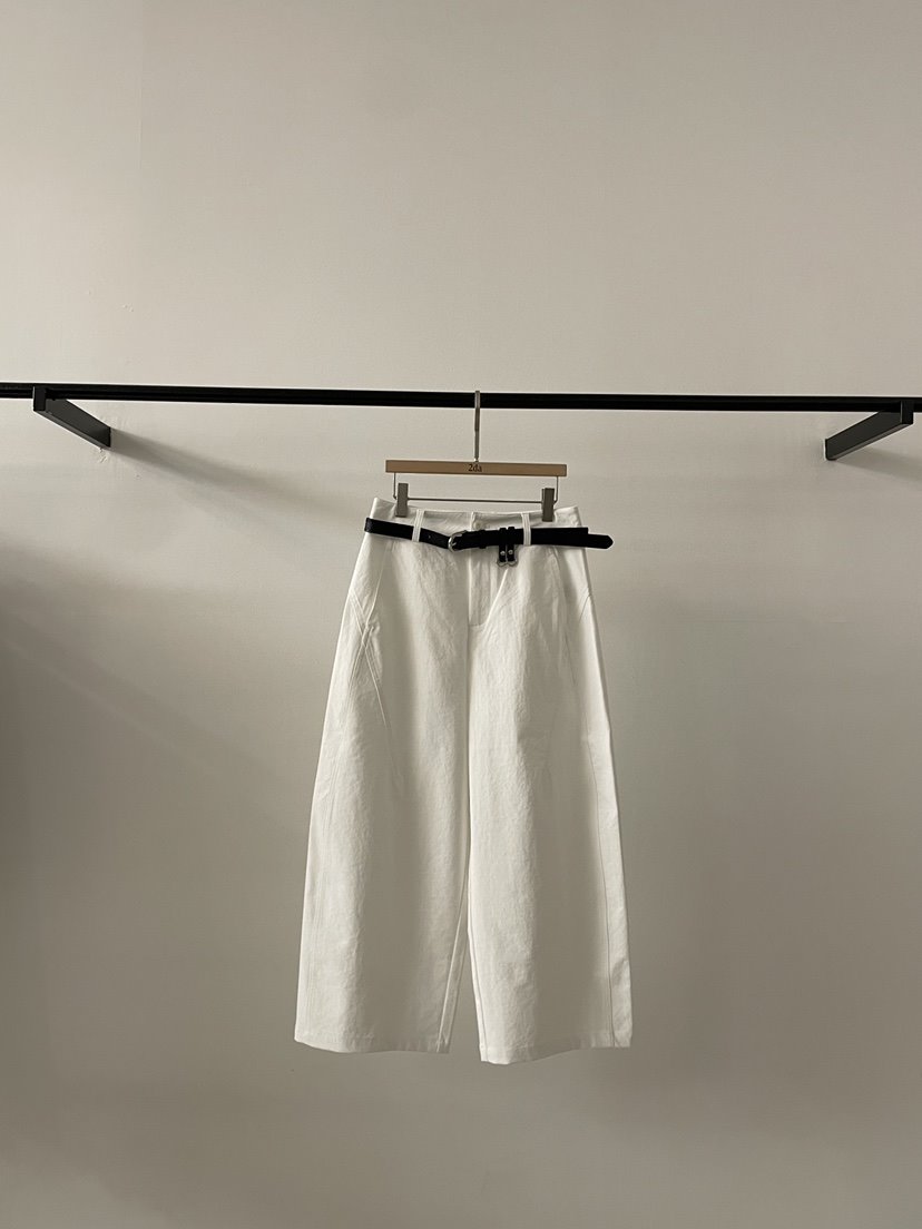 2DA/DARIMI-P韓國直郵女裝新品時尚熱賣休閑休閑褲含腰帶2DA/DARIMI-P休閑褲