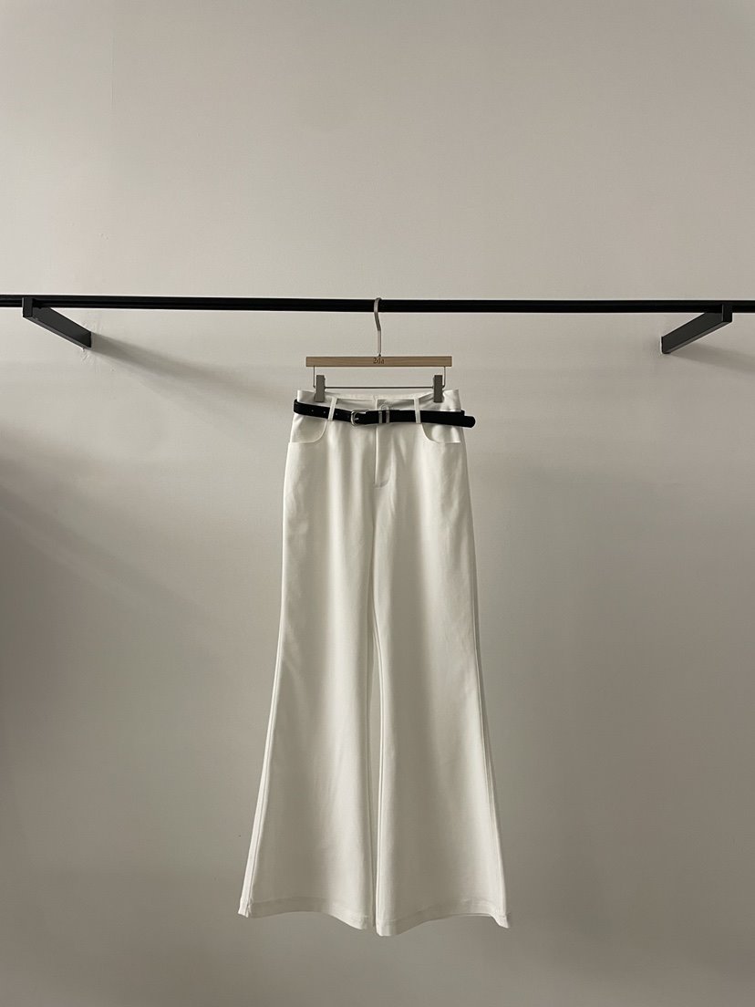 2DA/DARIMI-P韓國直郵女士新款時尚休閑真品休閑褲含腰帶2DA/DARIMI-P休閑褲