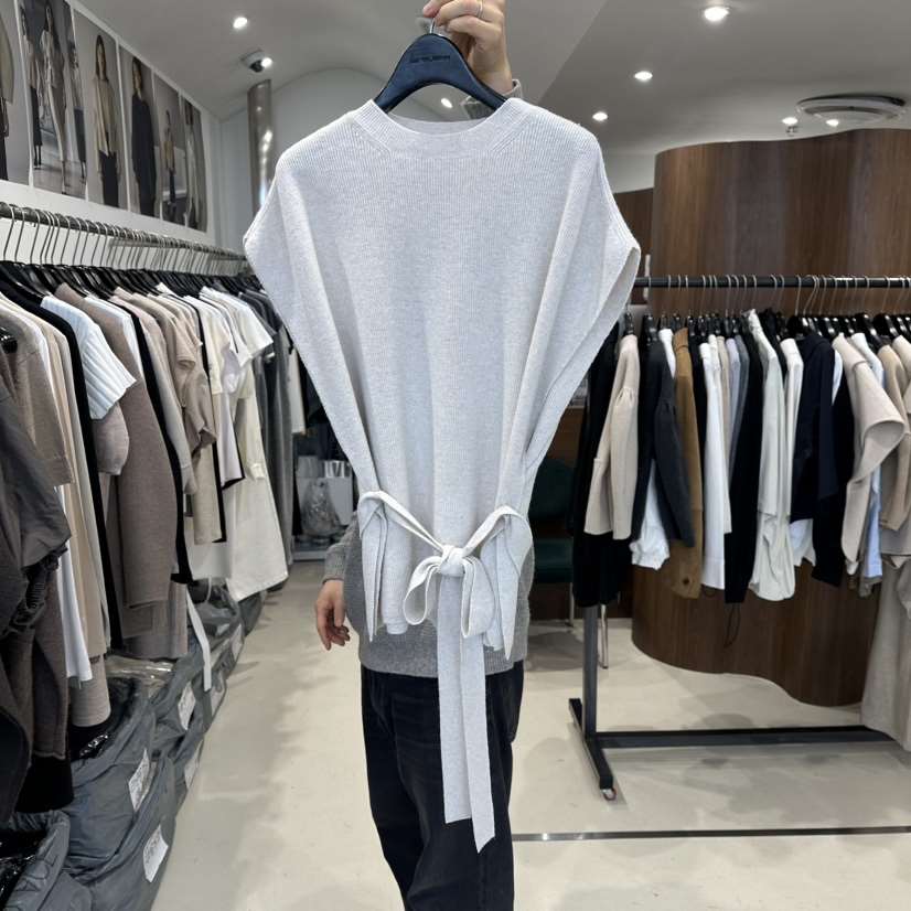 LE EDITION東大門實拍女裝新品26春夏休閑人氣針織衫含腰帶LE BOENE針織衫