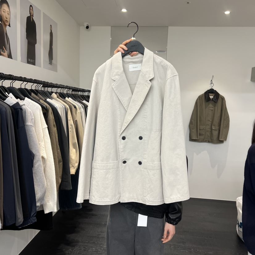 OBJECT東大門代購女裝新品推薦休閑時尚職業26春季熱賣夾克OBJECT夾克