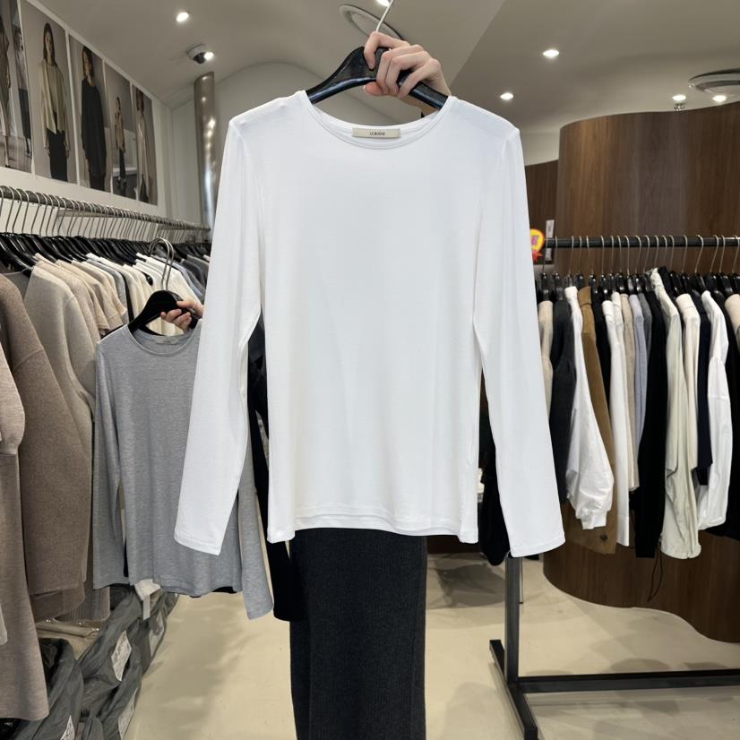 LE EDITION韓國代購女裝新款推薦職業休閑熱賣時尚長袖T恤LE BOENE長袖T恤
