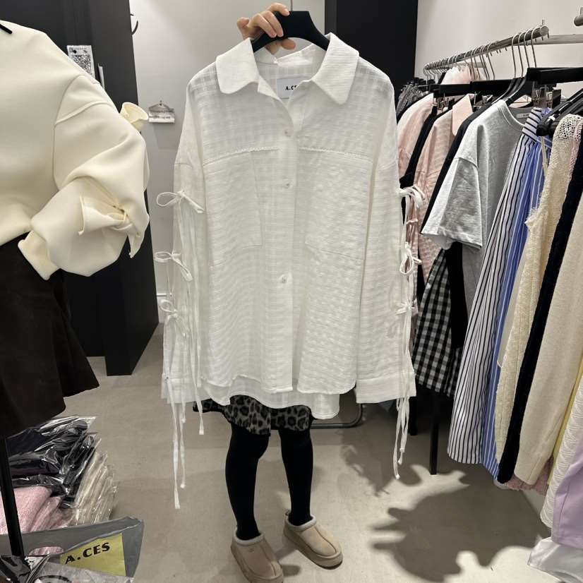 A.CES東大門直郵女裝新品休閑人氣推薦熱賣職業襯衫蕾絲衫A.CES襯衫/蕾絲衫