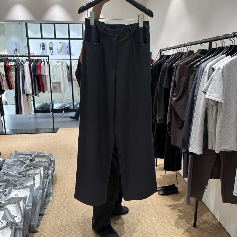 FEBRUARY 11東大門實拍女士新品熱賣人氣推薦休閑褲斜紋布FEBRUARY 11休閑褲