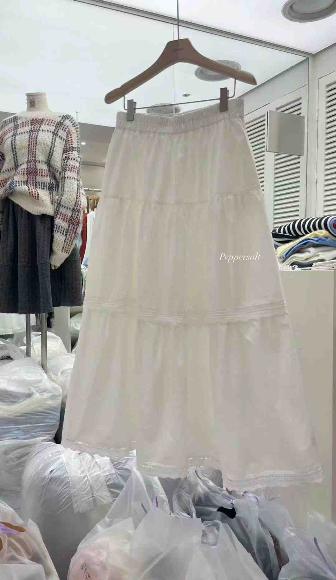 PEPPER 페페韓國直郵女士新款熱賣休閑人氣時尚26春季長裙PEPPER-SEOUL長裙