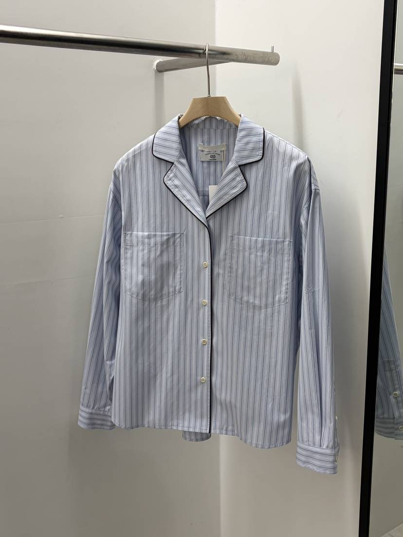 REGULARLY/PLACOR韓國直郵女裝新品真品26春夏襯衫蕾絲衫條紋REGULARLY/PLACOR襯衫/蕾絲衫