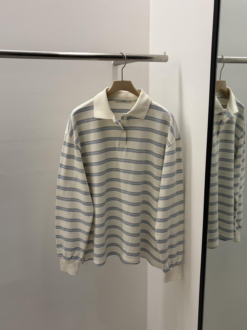 REGULARLY/PLACOR韓國直郵女士新品時尚26春夏長袖T恤條紋REGULARLY/PLACOR長袖T恤