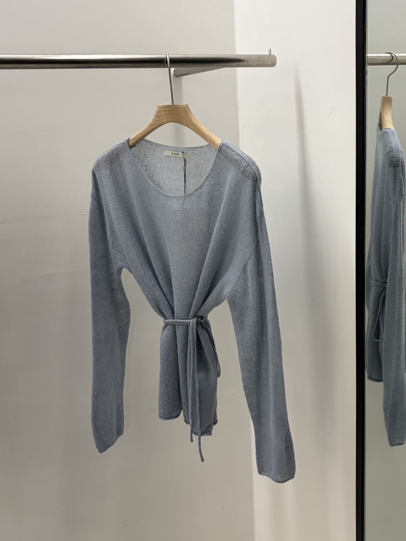 REGULARLY/PLACOR東大門實拍女士新款人氣針織衫含腰繩馬海毛REGULARLY/PLACOR針織衫