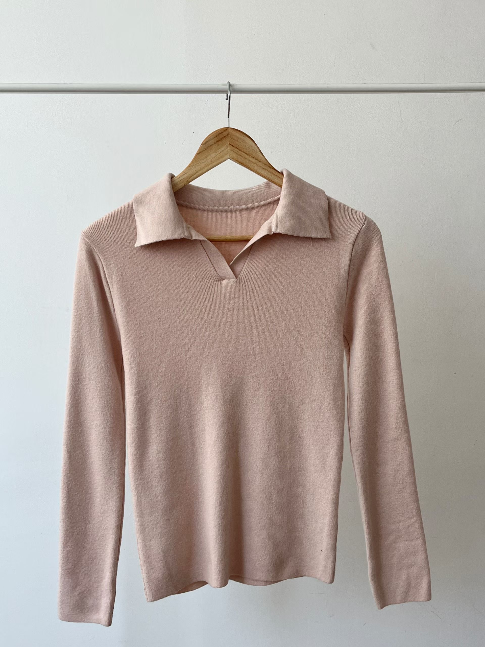 LOOK韓國直郵女裝新品休閑熱賣26春夏職業時尚推薦長袖T恤LOOK長袖T恤