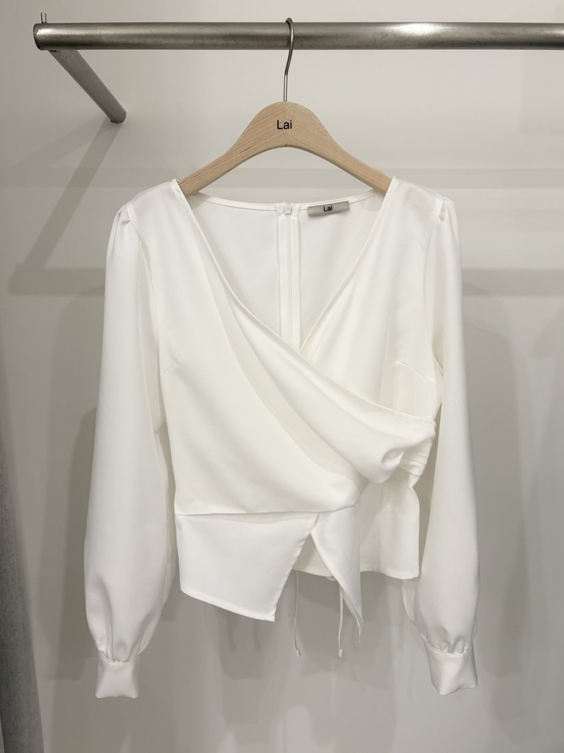 LAI韓國代購女士新款職業26春夏時尚真品休閑熱賣襯衫蕾絲衫Lai襯衫/蕾絲衫